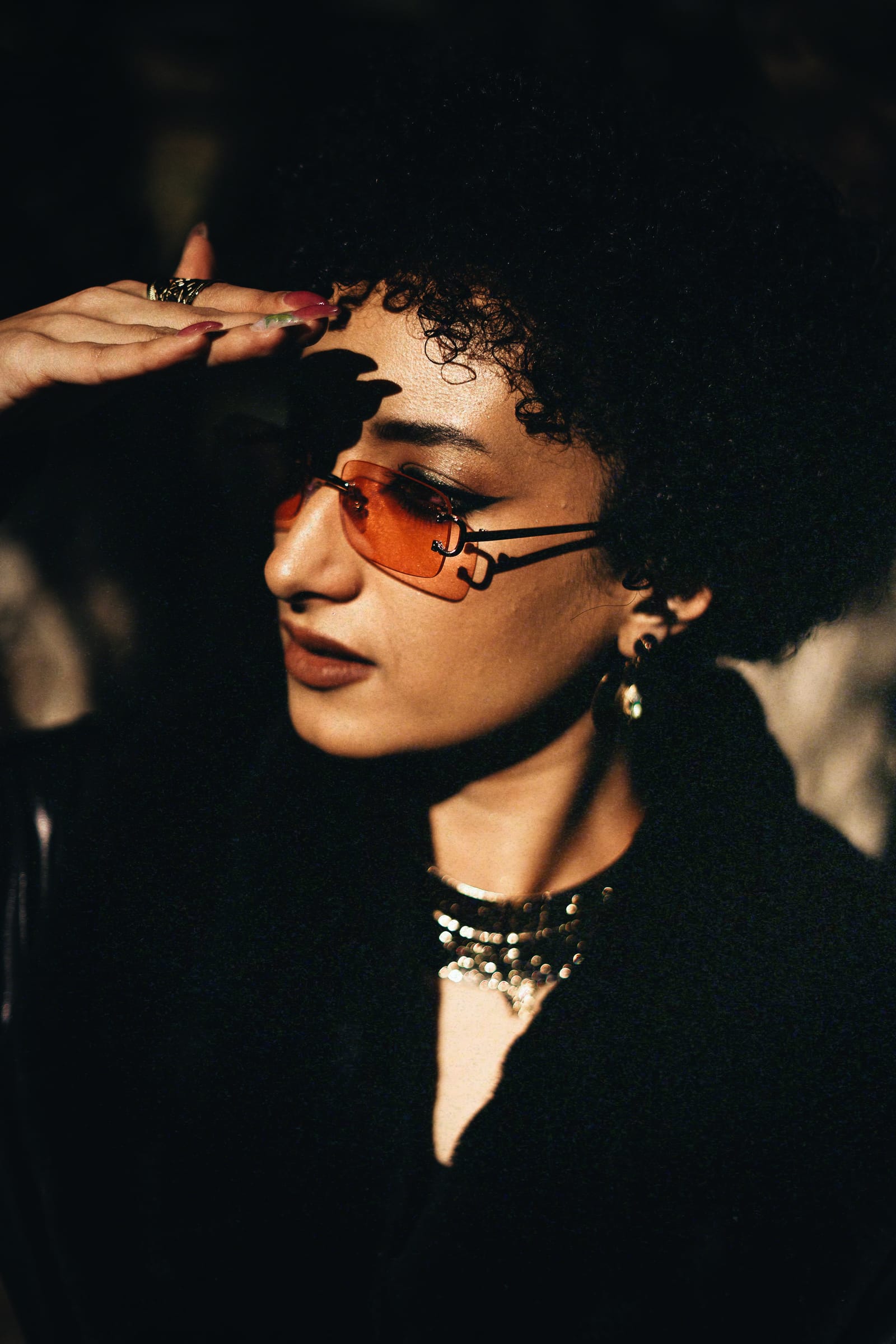Close-up · orange shades